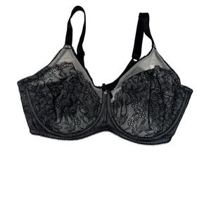 Wacoal black and lace bra size 38D